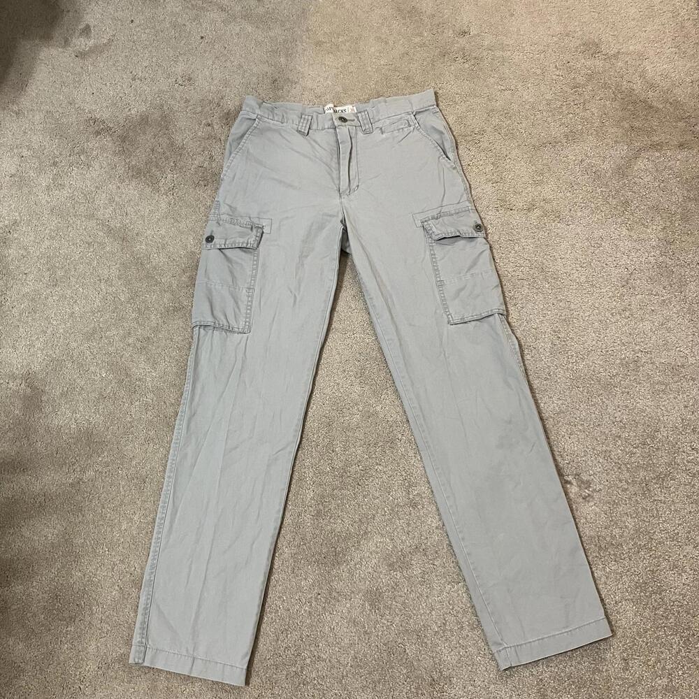 Original Paperbacks Light Gray Men's Gray Cargo Pants Size 30 X 30
